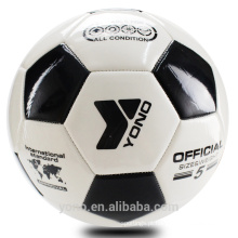 OEM \ ODM serviço preço de fábrica bola de futebol tamanho 4 material de couro personalizado térmica bola de futebol de ligação interior / exterior